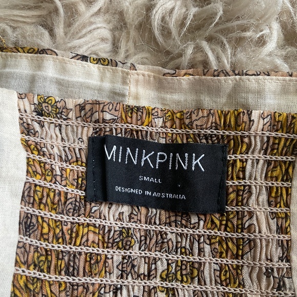Revolve MINKPINK Boho Crop Top SM - Picture 7 of 12